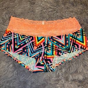 NWOT PINK VS low rise boyshort